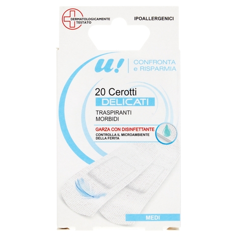 20 Cerotti Delicati Medi U! Confronta e Risparmia